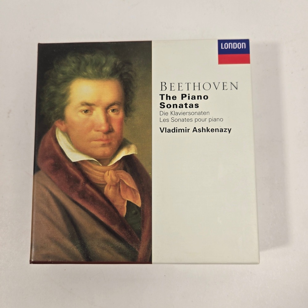 Vladimir Ashkenazy - Beethoven The Piano Sonatas 10 CDs London Records VG+/EX